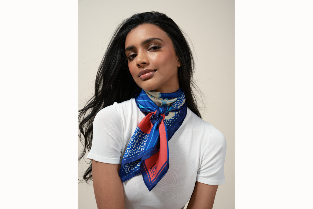Silk scarf 70